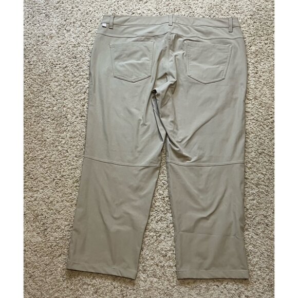 Lululemon Men's ABC Classic Khaki Pant Size 38 x 26.5 EUC See Measurement - Picture 7 of 8